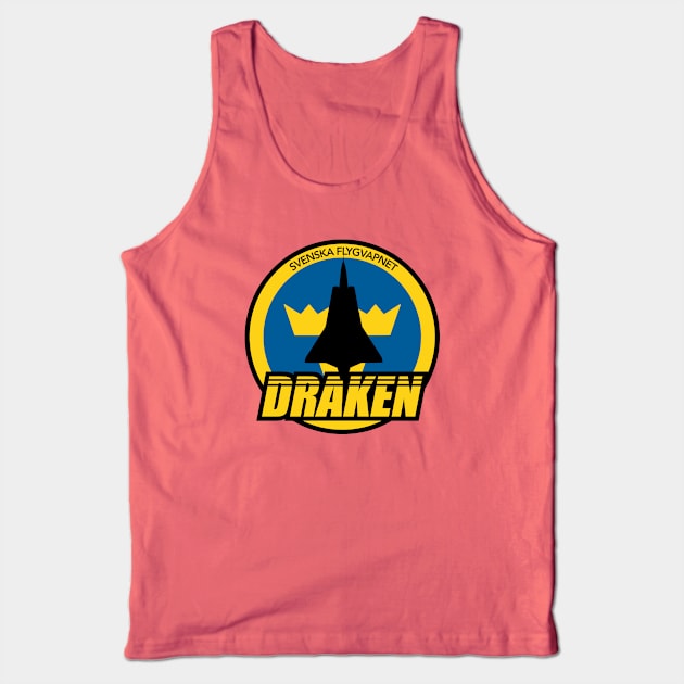 Svenska Flygvapnet Draken Tank Top by TCP